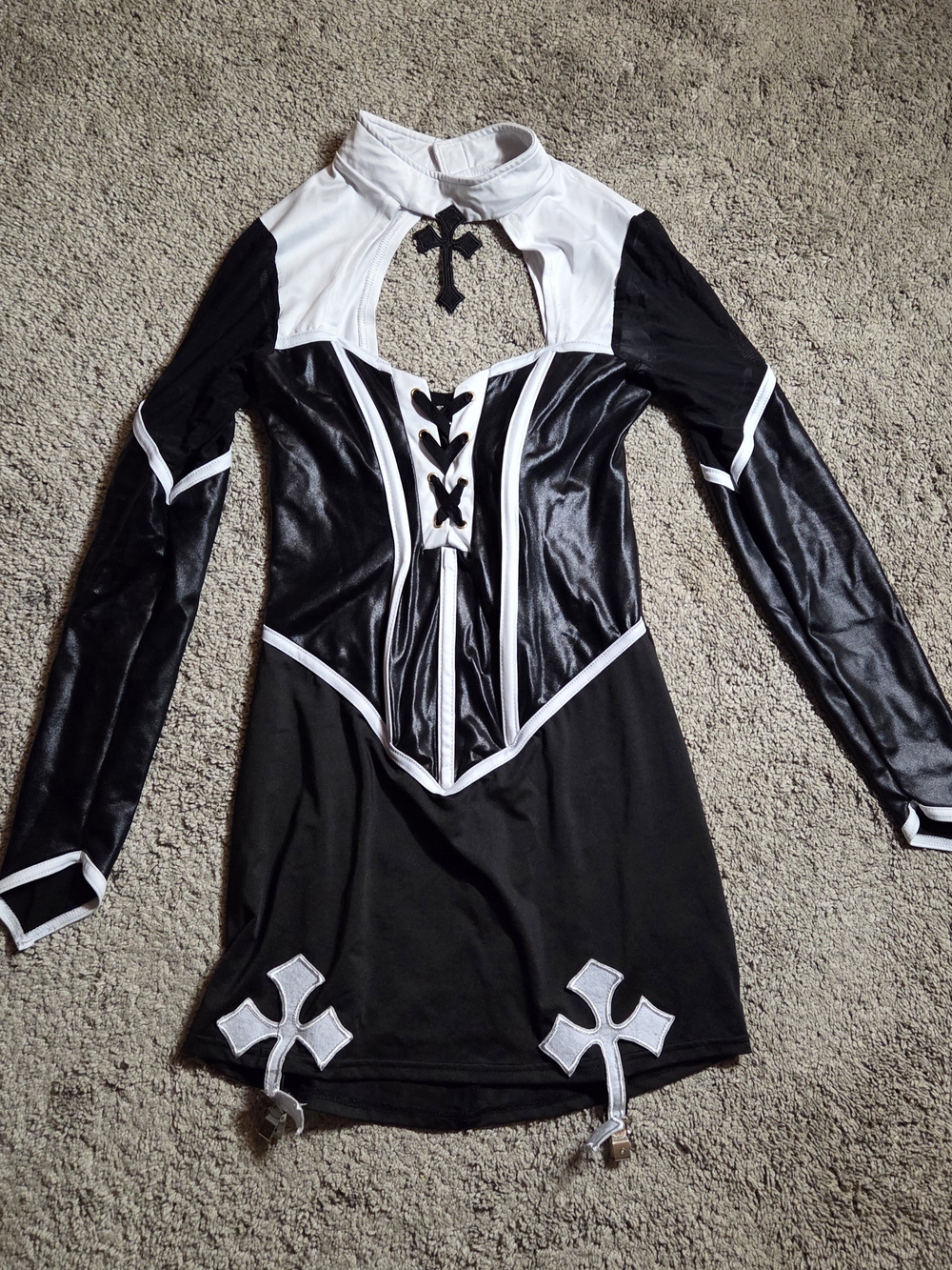 Spirit Halloween sexy nun costume size M